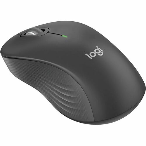 Logitech Signature M550 L Mouse - Bluetooth/Radio Frequency - USB - Optical - 3 Button(s) - Graphite - PC, Mac - Wireless 