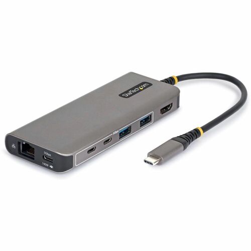 StarTech.com 7 Port(s) USB 3.2 (Gen 1) Type C Docking Station for Notebook, Workstation, Mobile Workstation, MacBook - Cha