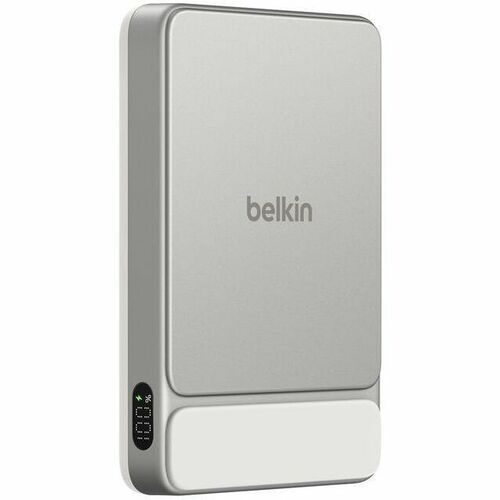 Belkin UltraCharge Power Bank - Sand - For Qi2-enabled Device, Smartphone, iPhone - 1 x Type-C 30W - 10000 mAh - 30 W - US