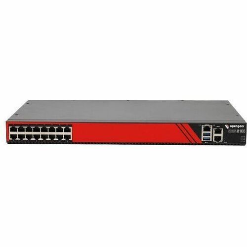 Opengear CM8116-DDC Device Server - 1,95 GB - DDR4 SDRAM - Verdrilltes - 2 x Netzwerk (RJ-45) - 2 x USB - 16 x Serielle Sc