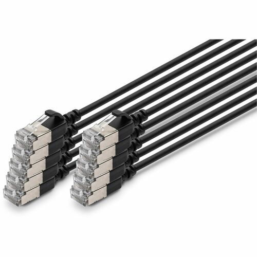 Digitus 3 m Kategorie 6a Netzwerkkabel - 10 Stück - Cable for Netzwerkgerät - 10 Gbit/s - Patchkabel - Abschirmung - Shiel