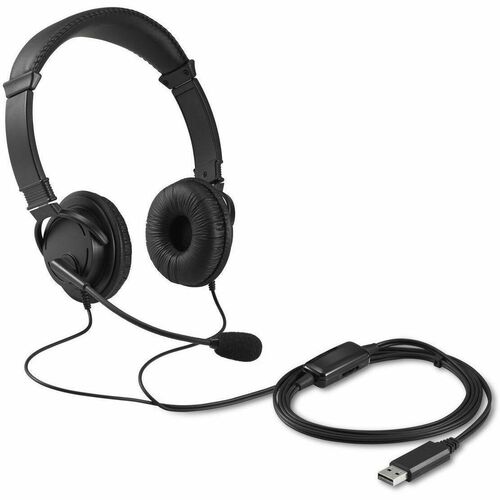 ACCO Classic Kabel Auf den Ohren, Kopfbügel Stereo Headset - Binaural - Ohrumschließend - 182,9 cm Kabel - Geräuschunterdr