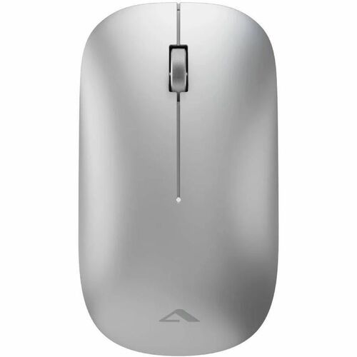 Alogic Hush Reise Maus - Bluetooth/Radio-Frequenz - USB Typ-A - Silber - PC, Mac - Kabellos - 10 m - 2,40 GHz - wiederaufl