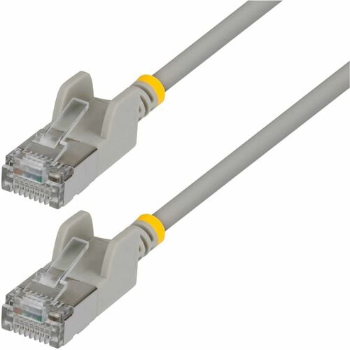 StarTech.com N6APATSTP34GRS15CM. Kabellänge: 0,15 m, Kabelstandard: Cat6a, Kabelschirmung: U/FTP (STP), Anschluss 1: RJ-45