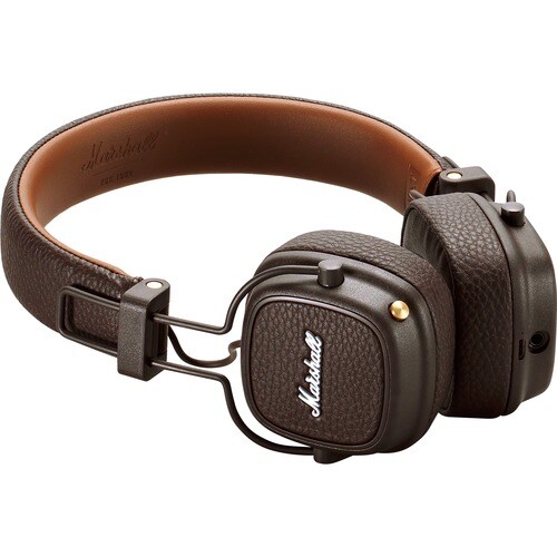 Marshall Major III Com fios/sem fios Na orelha, Headset Estéreo Fone de ouvido - Castanho - Binaural - Circum-auditivo - 1