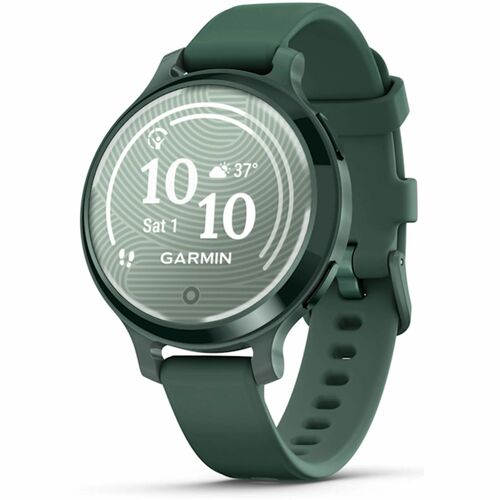 Garmin Lily 2 Active Smart Watch - Round Case Shape - 38 mm Case Height - 38 mm Case Width - Jasper Green Case Color - Jas