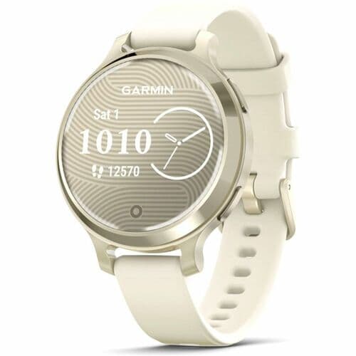 Garmin Lily 2 Active Smart Watch - 38 mm Case Height - 38 mm Case Width - Lunar Gold Case Color - Gold Band Color - Anodiz