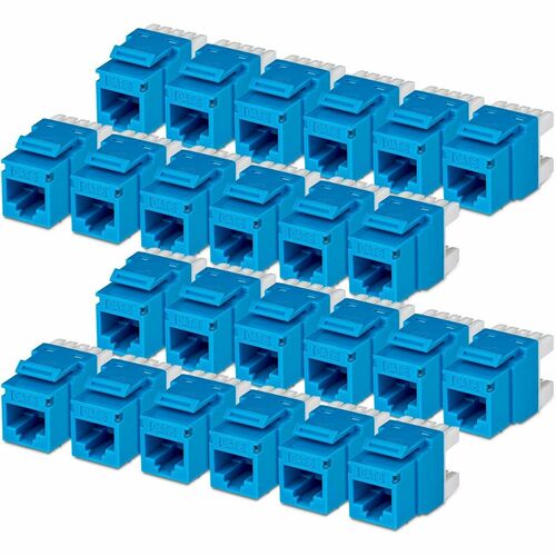 StarTech.com Gold Plated Network Connector - 24 - 1 x RJ-45 Network - Blue