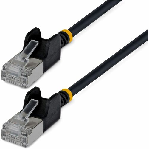 StarTech.com Ultra Slim 15 cm Category 6a Network Cable - Cable for Network Device, Router, Switch - First End: 1 x RJ-45 