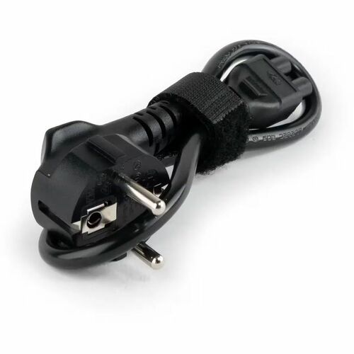 Barco Cabo de alimentação padrão - 50 cm - Suíça - Preto - Conector de ângulo direito - 1 Pedaço