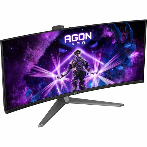 AOC AGON AGP346UCSD 34" Class UW-QHD Curved Screen Gaming OLED Monitor - 21:9 - Black, Grey - 86.4 cm (34") Viewable - Qua