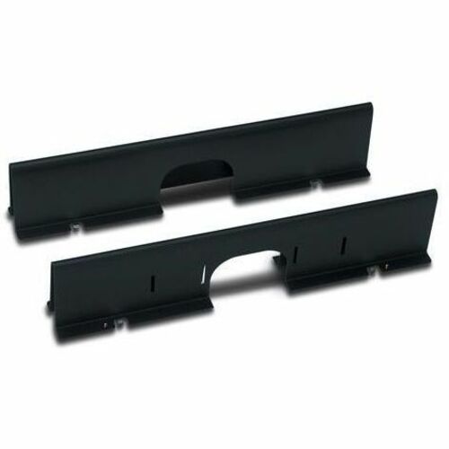 APC by Schneider Electric AR8173BLK Cable Organizer - Black - 1 Each Pack - Cable Pass-through - 0U Rack Height