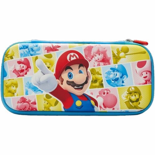 PowerA Carrying Case Nintendo Gaming Console - Drop Resistant, Scratch Resistant - Mushroom Kingdom Reel - 30 mm Height x 