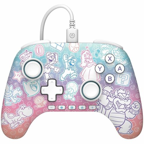 PowerA Advantage Gaming Pad - Cable - USB - Nintendo Switch 2, Nintendo Switch3.05 m Cable - Multicolor