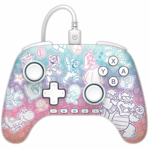 PowerA Advantage Gaming Pad - Cable - USB - Nintendo Switch 2, Nintendo Switch3.05 m Cable - Multicolor
