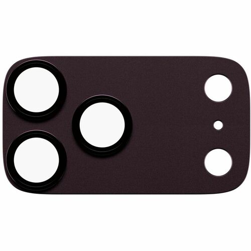 PanzerGlass Fender Camera Lens Protector - Dark Cherry - Glass, Aluminium