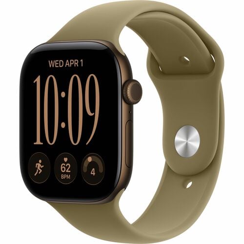 Apple Watch Series 12 智能手表 - 46 毫米 Case Height - 40 毫米 Case Width - 绿 Band Color - 铝 机箱材料 - 无线局域网 - 光学心率传感器, 温度感应器, 高度计, 加