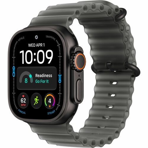 Apple Watch Ultra 4 智能手表 - 49 毫米 Case Height - 44 毫米 Case Width - 黑 Case Color - 钛 机箱材料 - 无线局域网 - 5G - LTE - 温度感应器, 高度计, 电