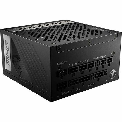 MSI MAG A750GL PCIE5 750W Power Supply - Internal - 5 V DC, 3.3 V DC Output - 1 +12V Rails - 1 Fan(s) - NVIDIA SLI Support