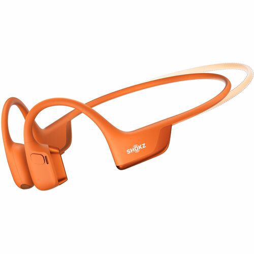 Shokz OpenRun Pro 2 Wireless Behind-the-neck, Over-the-ear Stereo Earset - Orange - Binaural - Open - 1000 cm - Bluetooth 