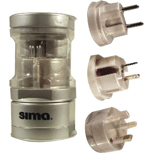 Sima SIP-3 Portable Plug Set for International Travel ADAPTER SET