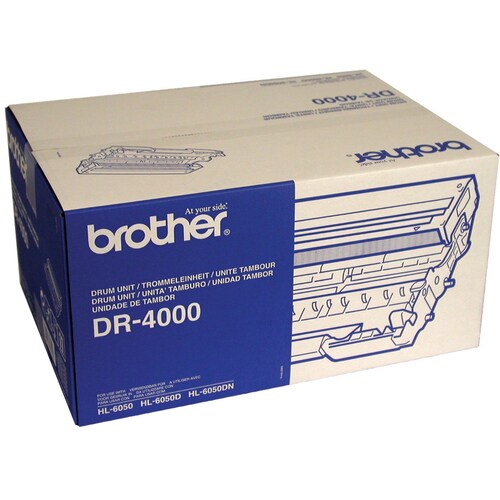 Brother DR-4000 Laser Imaging Drum for Printer - Black - 30000 - 1 - OEM
