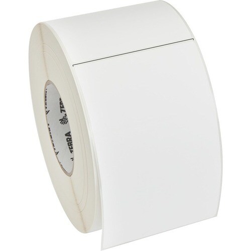 Zebra Label Paper 4 x 6.5in Thermal Transfer Zebra Z-Perform 2000T 3 in core - 4" Width x 6 1/2" Length - Permanent Adhesi