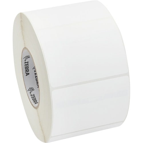 Zebra Label Paper 4 x 3in Thermal Transfer Zebra Z-Perform 2000T Value 3 in core - 4" Width x 3" Length - Permanent Adhesi