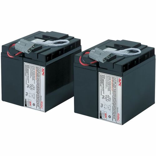 <span style="color: rgb(64, 64, 64);">APC by Schneider Electric RBC55 Battery Unit - 17000 mAh - 12 V DC - Lead Acid - Val