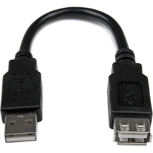 StarTech.com 6in USB 2.0 Extension Adapter Cable A to A - M/F - Extends the length your current USB device cable by 6 inch