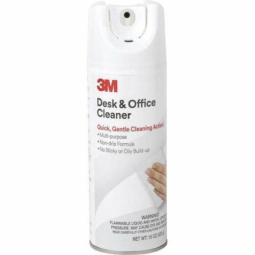3M Desk/Office Cleaner Spray - Liquid - 15 fl oz (0.5 quart) - 1 Each