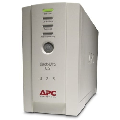 APC by Schneider Electric Back-UPS Standby UPS - 325 VA/210 W - Tower - 6 Hour Recharge - 6.60 Minute Stand-by - 220 V AC 