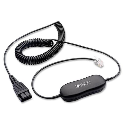 Jabra GN1200 Smart Universal Coiled Cable - 6.60 ft Data Transfer Cable - First End: 1 x Quick Disconnect - Second End: 1 