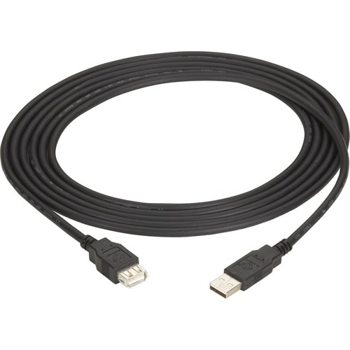 Black Box USB 2.0 Passive Extension Cable - Type A Male USB - Type A Male USB - 10ft