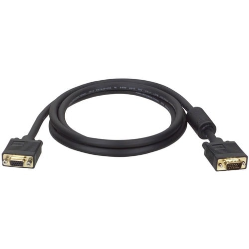 Tripp Lite 10ft VGA Coax Monitor Extension Cable with RGB High Resolution HD15 M/F 1080p 10' - High Resolution cable with 