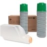 BLACK TONER) 45-5/(QTY 2 AND WASTE BOTTLE