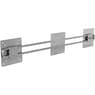 STEEL WING FOR TWO SCREENS/WHITE